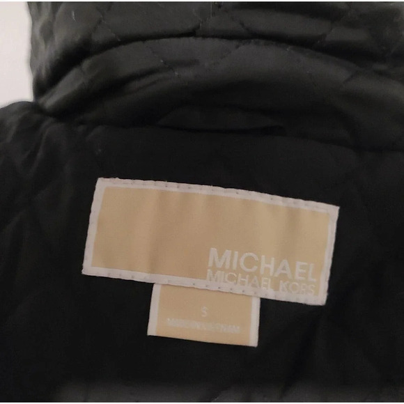 MICHAEL Michael Kors BLACK DIAMOND Quilted Lightweight Jacket SIZE SMALL - Picture 5 of 6